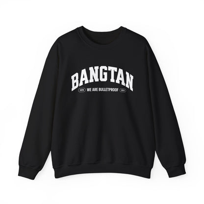 Bangtan Crewneck Sweatshirt — "We Are Bulletproof" K-Pop BTS Fan Pullover