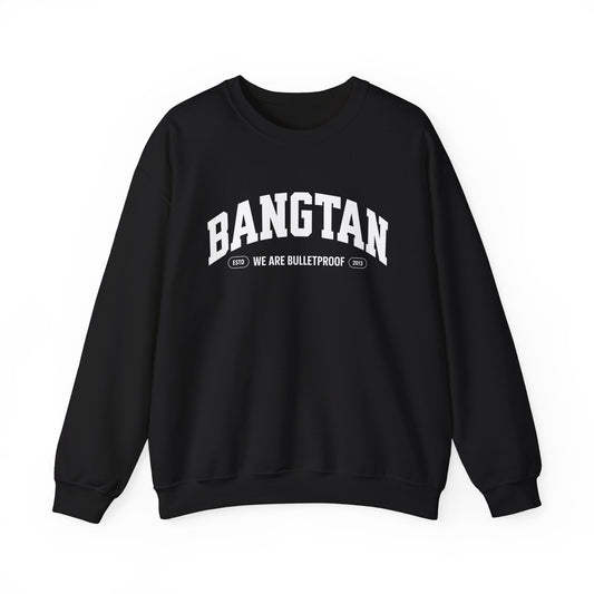 Bangtan Crewneck Sweatshirt — "We Are Bulletproof" K-Pop BTS Fan Pullover