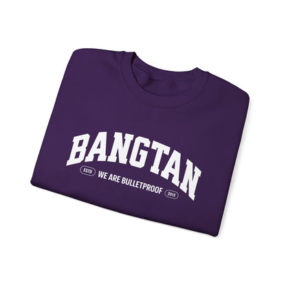Bangtan Crewneck Sweatshirt — "We Are Bulletproof" K-Pop BTS Fan Pullover