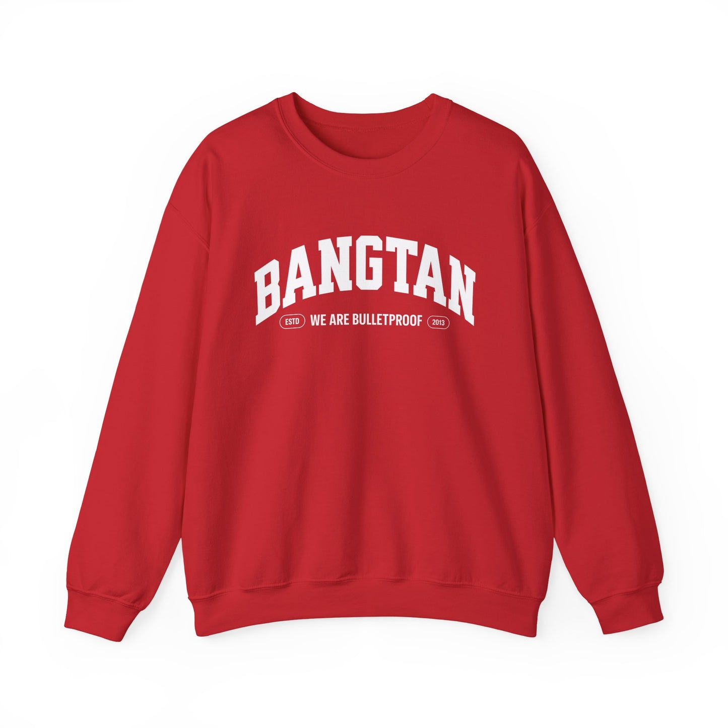 Bangtan Crewneck Sweatshirt — "We Are Bulletproof" K-Pop BTS Fan Pullover