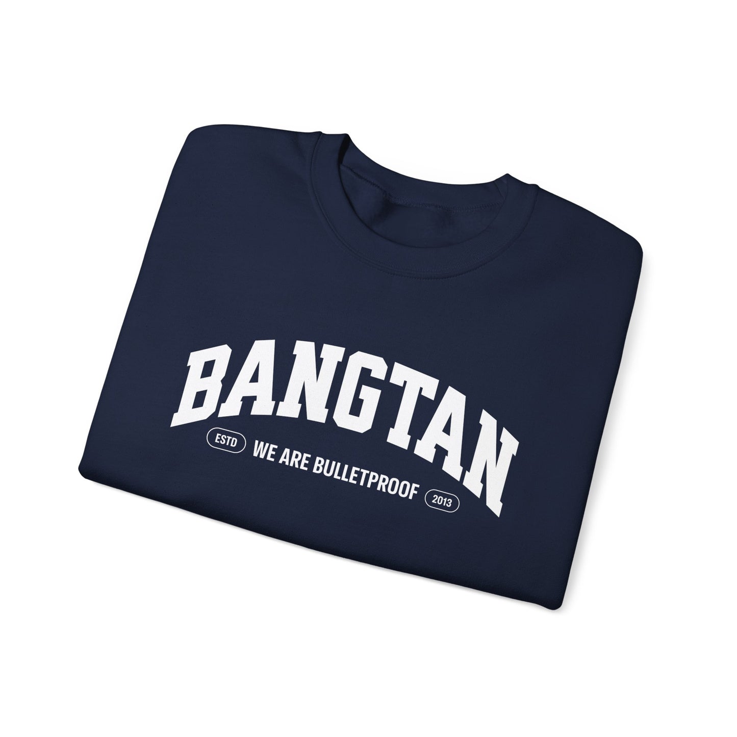 Bangtan Crewneck Sweatshirt — "We Are Bulletproof" K-Pop BTS Fan Pullover