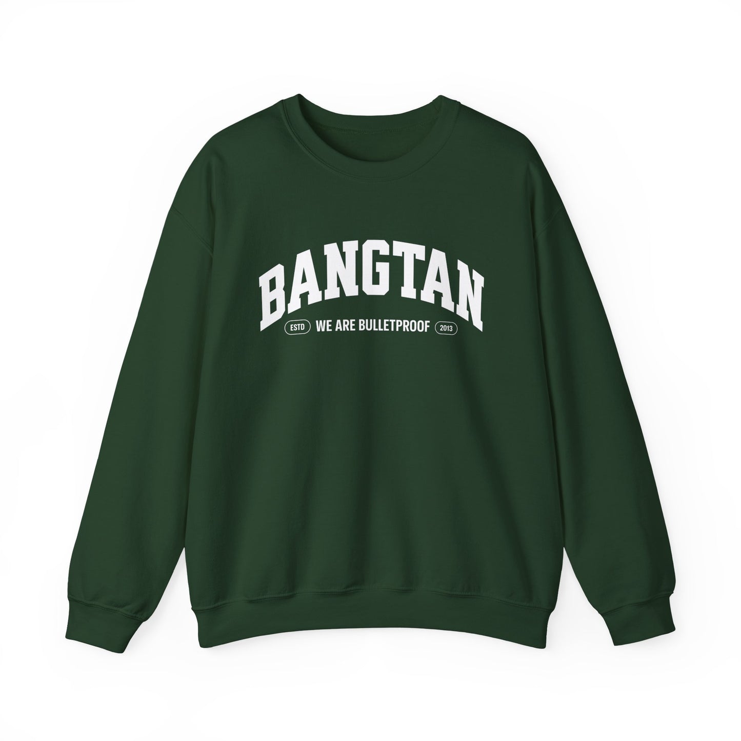 Bangtan Crewneck Sweatshirt — "We Are Bulletproof" K-Pop BTS Fan Pullover