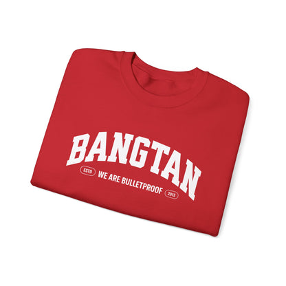 Bangtan Crewneck Sweatshirt — "We Are Bulletproof" K-Pop BTS Fan Pullover