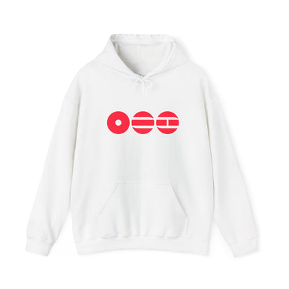 BTS Fan Hoodie - Red Logo & Silhouette K-Pop Pullover
