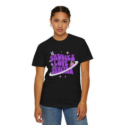 T‑Shirt — "Baddies Love Bangtan" Retro Space BTS Fan Tee
