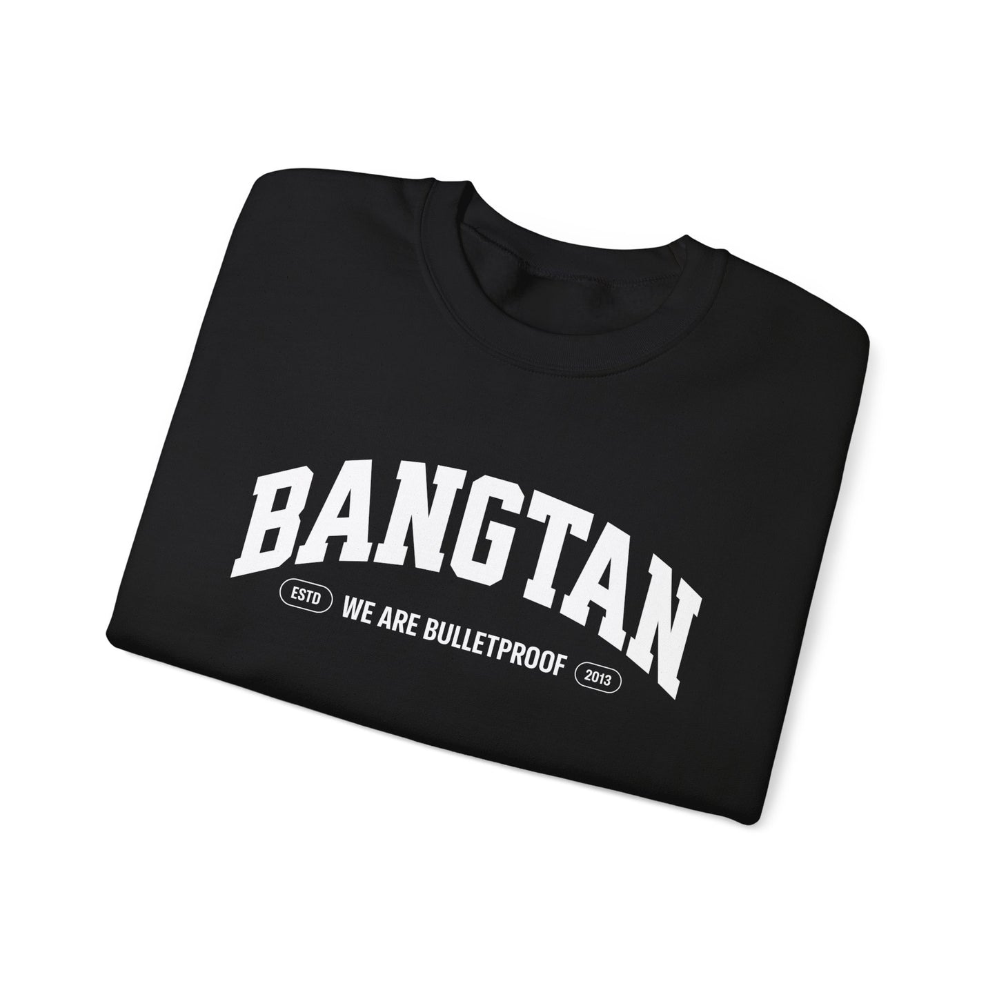 Bangtan Crewneck Sweatshirt — "We Are Bulletproof" K-Pop BTS Fan Pullover