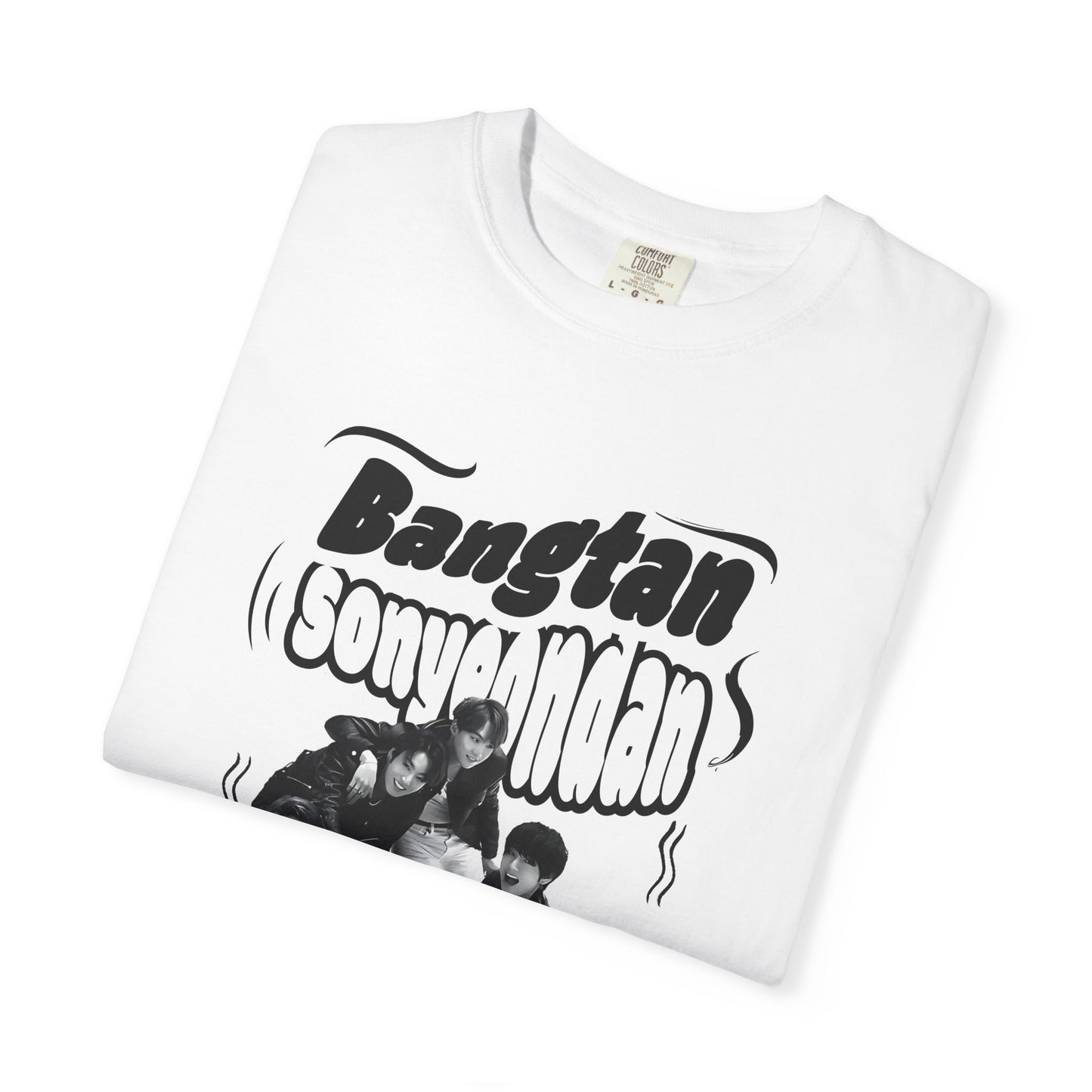 T-Shirt — 'Bangtan Soyou In Man Is Back' Retro K-Pop Band Graphic Tee